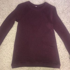 Maroon Lululemon sweater